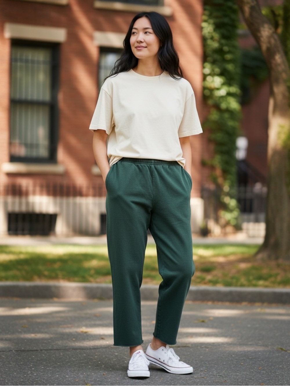 EVERYBODY.WORLD Sweatpants Green XXS